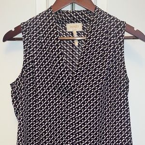 Laundry by Shelli Segal Sleeveless V-Neck Blouse